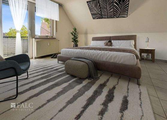 animiertes Schlafzimmer 2.OG