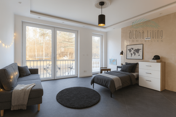 Schlafzimmer 3 (OG) - (Visualisierung Einrichtungsidee)