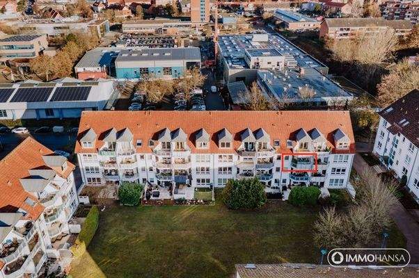 Wohnung gekennzeichnet 