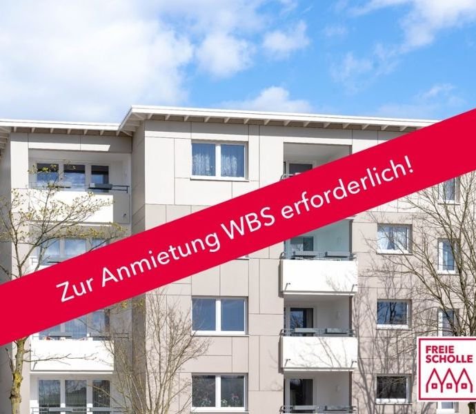 Frisch modernisiert - Helle Wohnung mit Balkon  - Freie Scholle eG