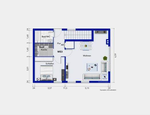 Grundriss - Obergeschoss