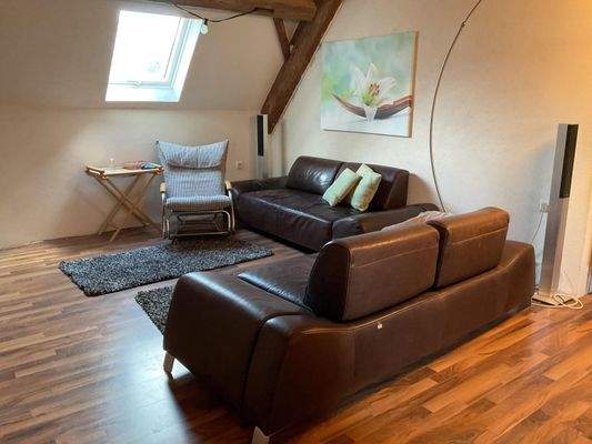 Chillecke zum Hobbyraum im DG - Scheunengebäude