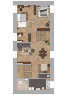 Obergeschoss (Maisonettewohnung)