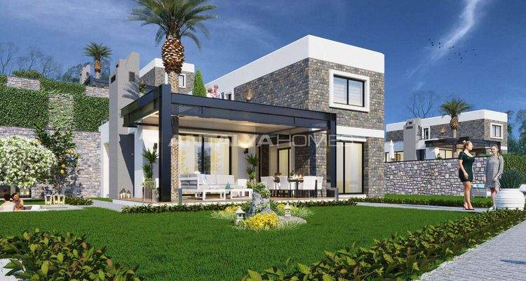 Sea View Villas Close to Sea in Bodrum Gumusluk