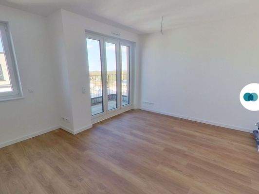 Muster II: Wohn-, Schlaf- und Essbereich