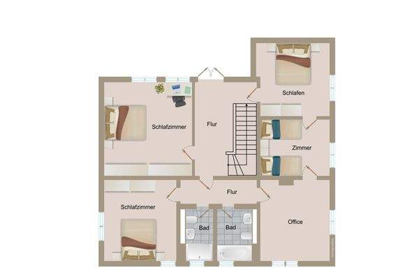 Grundriss Obergeschoss