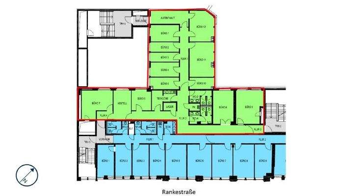 Grundriss 4OG - Rankestraße