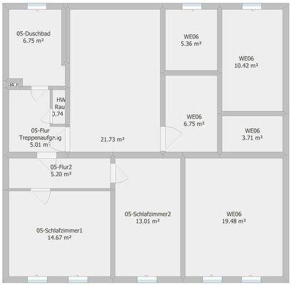 Maisonette Obergeschoss