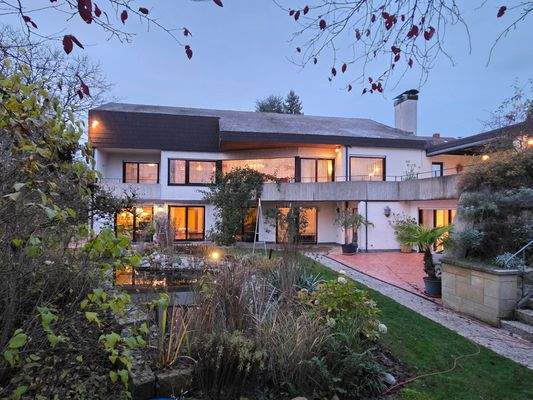 Südwestansicht Dämmerung