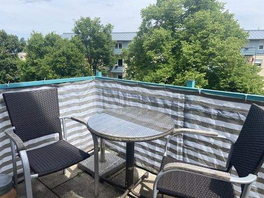 Sonniger Balkon