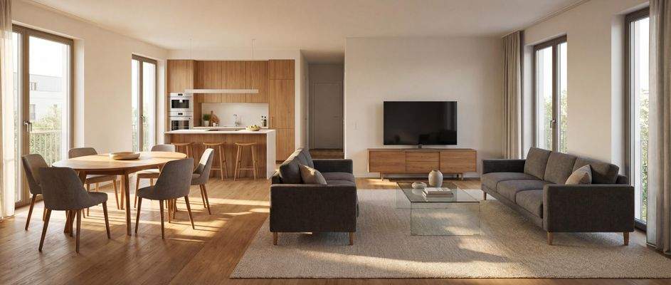 Wohn- und Essbereich Beispiel 1