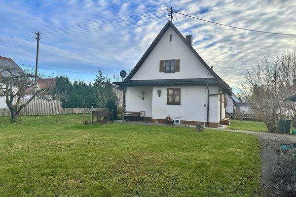 Grundstück Südseite mit Altbestand