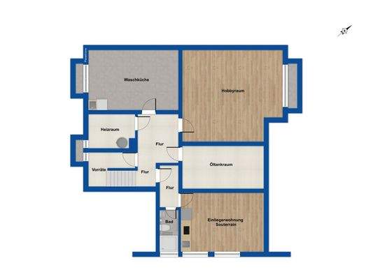 Grundriss Souterrain