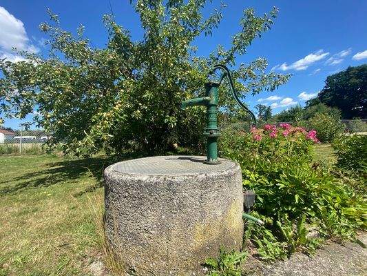 Brunnen Gartengrundstück