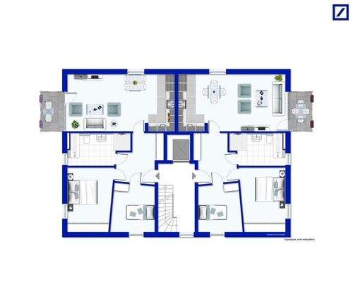 farbiger Grundriss OG