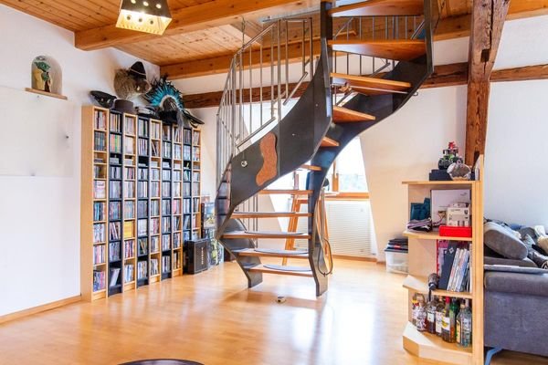 Die Treppe zum Dachspitz