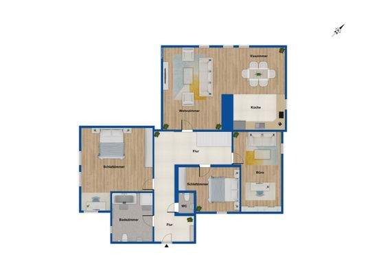 Grundriss Dachgeschoss 