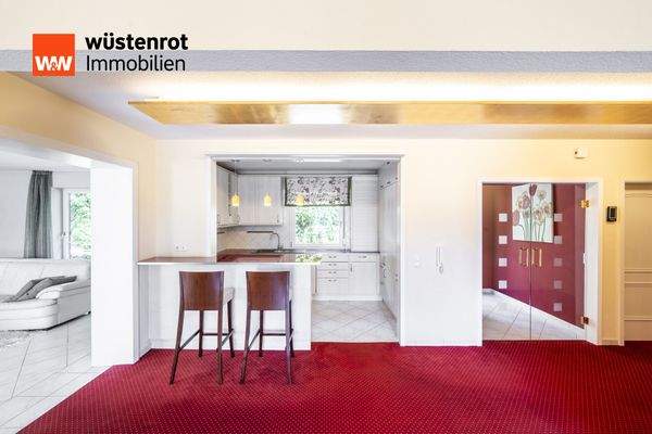 Blick auf die Küche