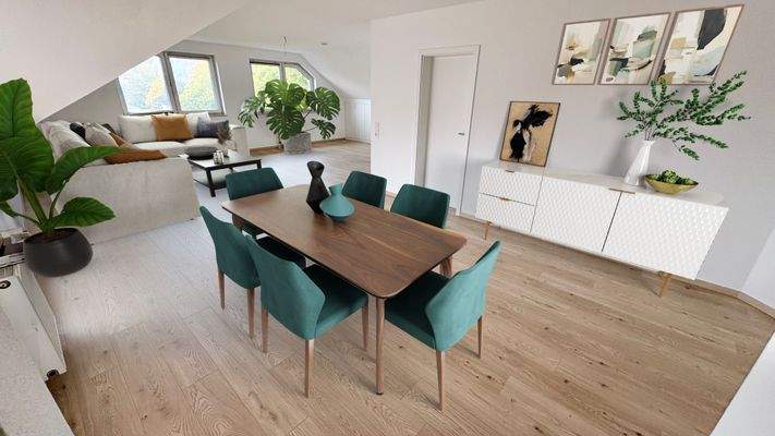 Wohnzimmer "digital eingerichtet 2"