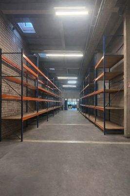 Hochregallager Leere Ansicht