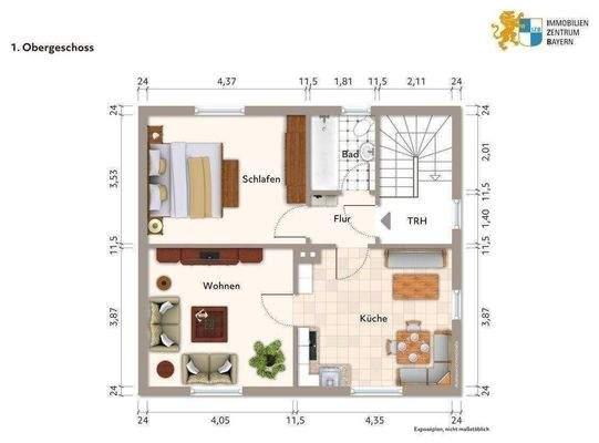 Grundriss 1. Obergeschoss