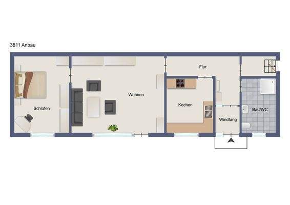 Grundriss Anbau