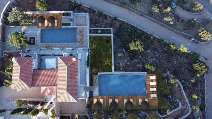 Kreta, Ammoudara: Luxuriöse Designer-Villa mit traumhaftem Meerblick zu verkaufen