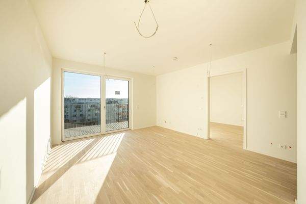 Wohn- und Küchenbereich Ansicht 2 - Zugang zum Bal