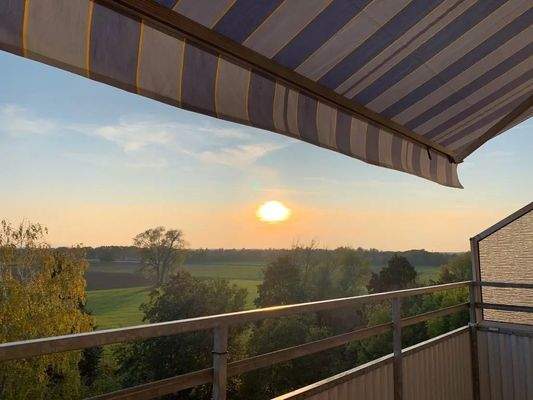 Toller Ausblick vom Balkon