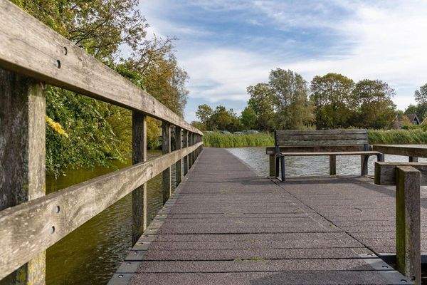 2 kleine Seen vor dem Park