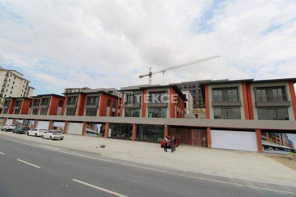 Apartments with Balconies in a Family Complex in Basaksehir