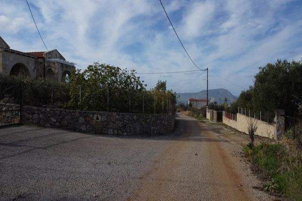 Kreta, Kokkino Chorio: Weitläufiges Gelände mit spektakulärem Meerblick zu verkaufen