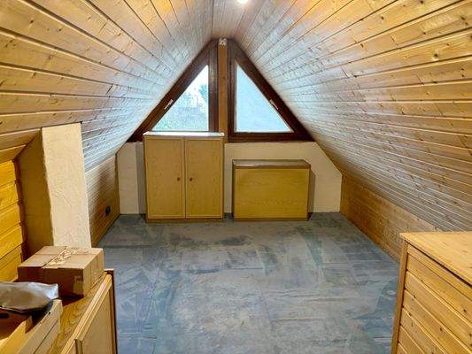 Nutzfläche im Spitzboden