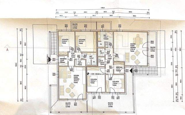 Grundriss Dachgeschoss