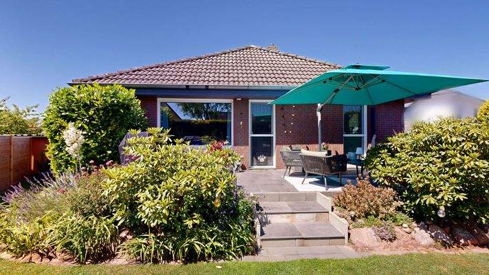 Blick auf die Terrasse