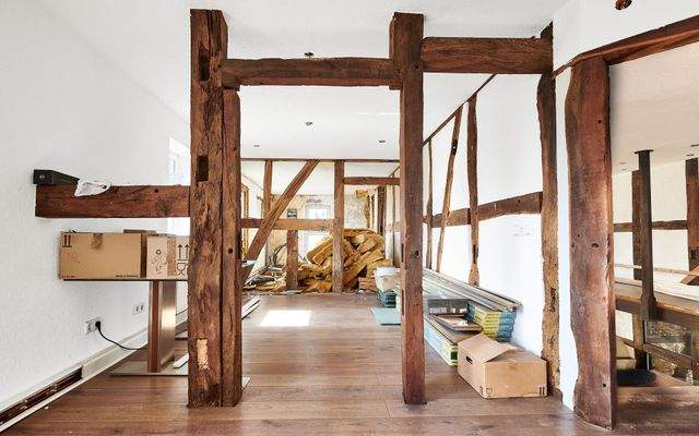 Hier können drei separate Zimmer entstehen