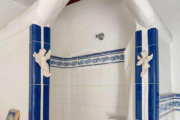 ... gemauerter Dusche