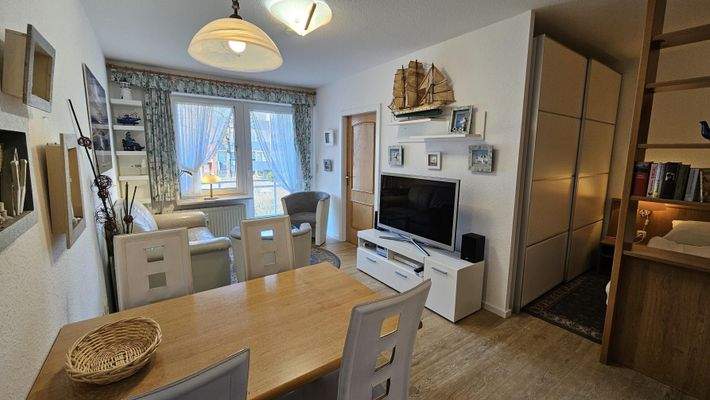 Blick aus dem Küchenbereich