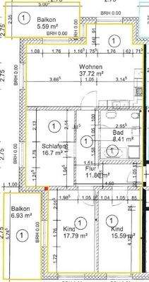 GrundrissWohnungEGlinks