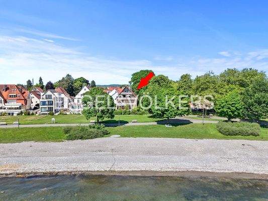 Luftbild vom See aus