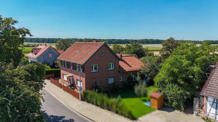 Hausansicht aus der Luft