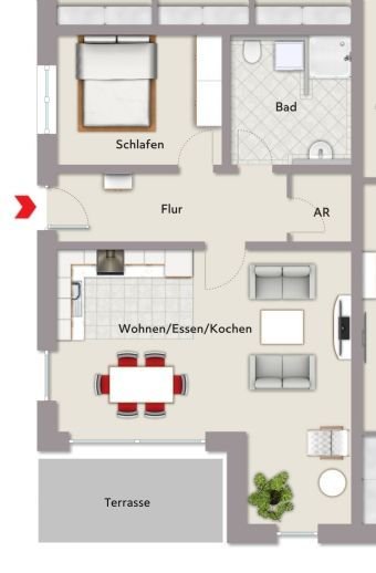 Neubau-Erdgeschosswohnung in Aach bei Trier