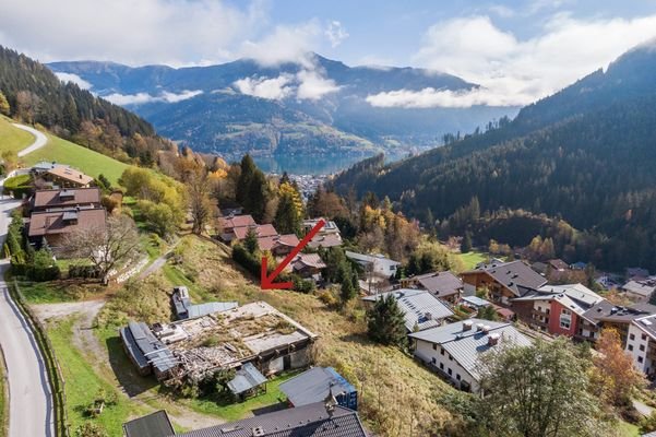 Der wunderbare Ausblick auf den Zeller See