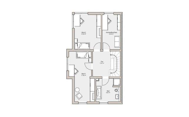 Grundriss Obergeschoss
