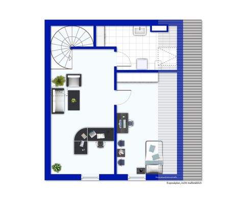 Grundriss obere Etage