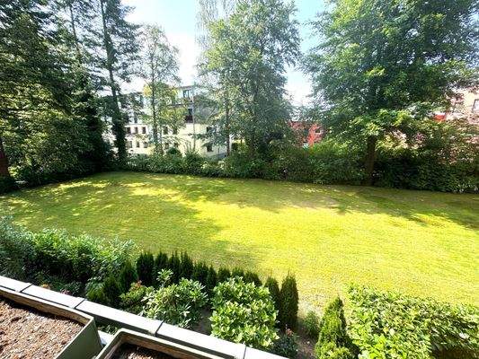 Blick vom Balkon
