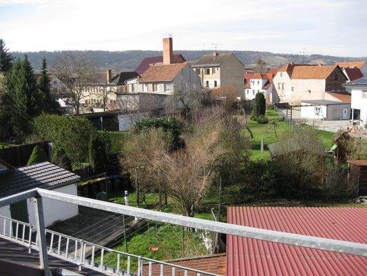 Ausblick aus der Loftwohnung!