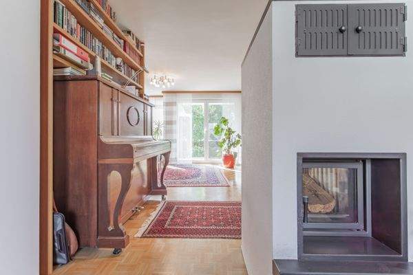 Panoramakamin als Raumtrenner