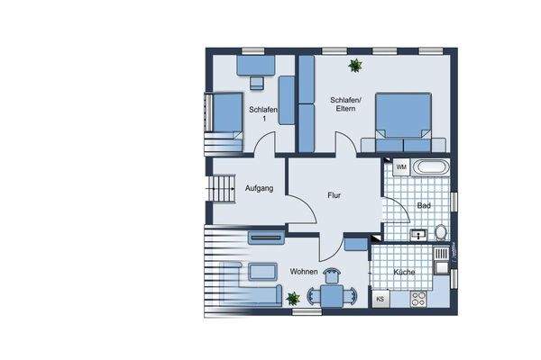 Grundriss Obergeschoss