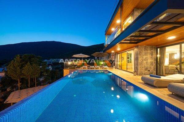 Bay View 4-Bedroom Villa with Pools in Kalkan Antalya
